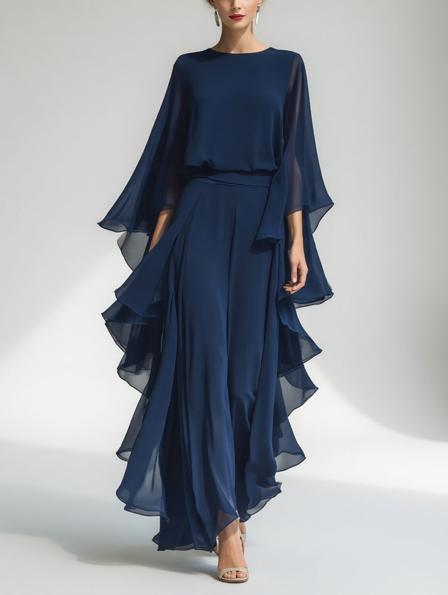 Azéliane™ — Robe longue fluide élégance intemporelle
