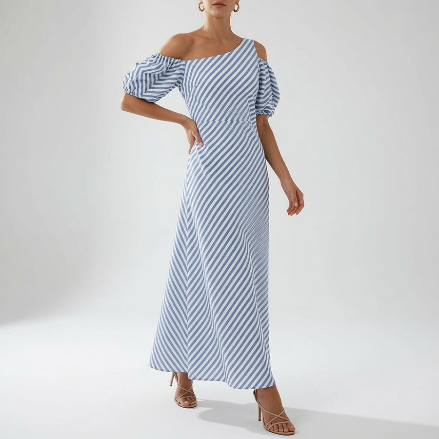 Soléa™ — Robe épaules dénudées élégance estivale