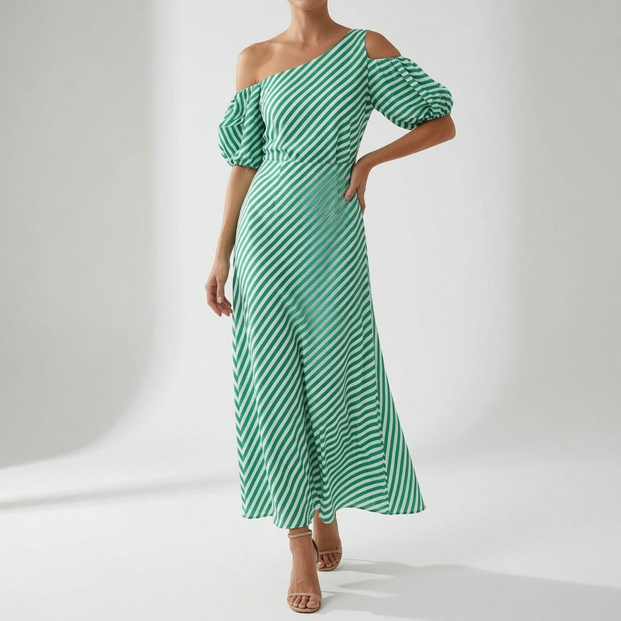 Soléa™ — Robe épaules dénudées élégance estivale
