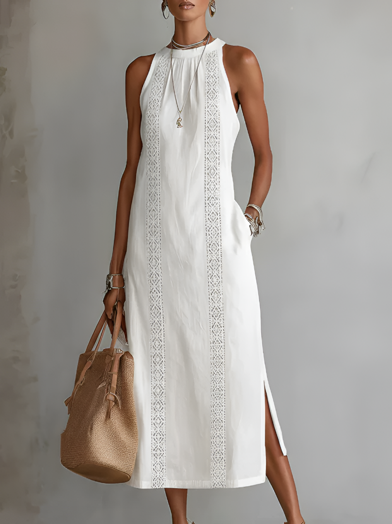 Marcelline™ — Robe midi minimaliste à élégance naturelle